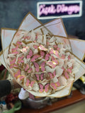 Kelebek Buketi Pembe