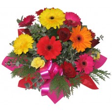 Renkli Gerbera Buketi